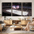 Rogers Place Edmonton Oilers Ice Hockey Stadium Wall Art,