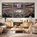 United Center Chicago Bulls Stadium Wall Art Canvas Print