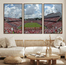 NC State Wolfpack Football Team Print Canvas- Raleigh