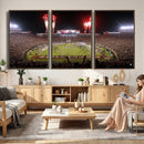 Framed Florida State Seminoles Football Team Print -