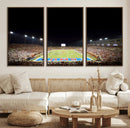 SMU Mustangs Football Team Print - Dallas Gerald J. Ford