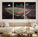 Houston Cougars Football Team Print - Houston TDECU Stadium