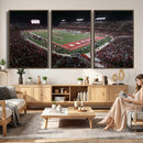 Houston Cougars Football Team Print - Houston TDECU Stadium