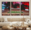 Virginia Tech Hokies Football Team Print - Blacksburg Lane