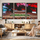 Virginia Tech Hokies Football Team Print - Blacksburg Lane