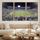 Brigham Young University Cougars Football Print Canvas - by MyGreatCanvas | Canvas Wall Art Prints | Photo Prints & Wall Decor