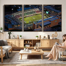 University of North Texas Mean Green Football Artwork,