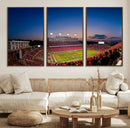 Wolfpack Football Team Wall Art Print - Raleigh by MyGreatCanvas | Canvas Wall Art Prints | Photo Prints & Wall Decor