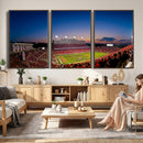 Wolfpack Football Team Wall Art Print - Raleigh