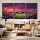 East Carolina University Pirates Football Print Canvas-