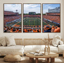 University of Illinois Fighting Illini Football Team Print by MyGreatCanvas | Canvas Wall Art Prints | Photo Prints & Wall Decor