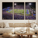 University of Kansas Jayhawks Football Team Print - Lawrence by MyGreatCanvas | Canvas Wall Art Prints | Photo Prints & Wall Decor