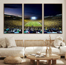 University of Michigan Wolverines Football Team Print - Ann by MyGreatCanvas | Canvas Wall Art Prints | Photo Prints & Wall Decor