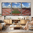 Oklahoma State Cowboys Football Team Print - Stillwater