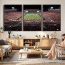 Oklahoma State Cowboys Canvas Print, Football Team Print -