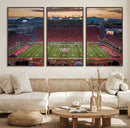 Framed Arizona Wildcats Football Team Print - Tucson Arizona by MyGreatCanvas | Canvas Wall Art Prints | Photo Prints & Wall Decor