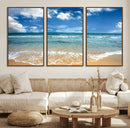 Sea View From the Beach Canvas Print