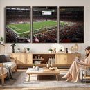 Miami Hurricanes Football Team Print Canvas- Miami Hard Rock