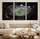 Michigan State Spartans Football Team Print - East Lansing