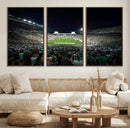 Framed Michigan State Spartans Football Team Print - East