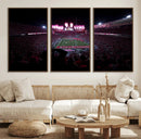 Ohio State University Buckeyes Football Team Print - by MyGreatCanvas | Canvas Wall Art Prints | Photo Prints & Wall Decor