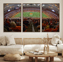 Syracuse University Orange Football Canvas Print, Football