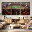 Syracuse University Orange Football Canvas Print, Football