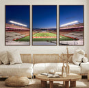 Rutgers Scarlet Knights Football Team Print - Piscataway SHI by MyGreatCanvas | Canvas Wall Art Prints | Photo Prints & Wall Decor