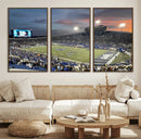 Memphis Tigers Football Team Print - Memphis Simmons Bank
