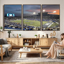 Memphis Tigers Football Team Print - Memphis Simmons Bank