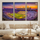 The Louisiana State University Tigers Football Team Print - by MyGreatCanvas | Canvas Wall Art Prints | Photo Prints & Wall Decor