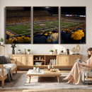 West Virginia Uni Mountaineers Football Team Print - Milan