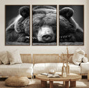 Resting Grizzly 399 Bear Canvas Print | Ready to Hang Wall