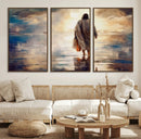 Jesus Walking on Water Wall Art | Ready to Hang Spiritual