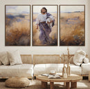 Jesus the Good Shepherd Wall Art Canvas Print - Lost Lamb