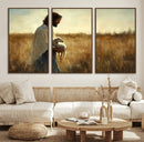Jesus the Good Shepherd Wall Art Canvas Print -