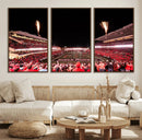 Oregon State Beavers Football Team Print - Corvallis Reser