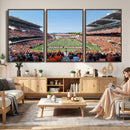 Oregon State Beavers Football Team Print - Corvallis Reser