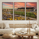 University of Wyoming Cowboys Football Team Print - Laramie by MyGreatCanvas | Canvas Wall Art Prints | Photo Prints & Wall Decor