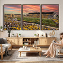 University of Wyoming Cowboys Football Team Print - Laramie