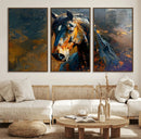 Abstract Horse Wall Art Canvas Print | Farmhouse Wall Decor by MyGreatCanvas | Canvas Wall Art Prints | Photo Prints & Wall Decor