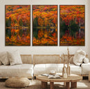 Fall Foliage Wall Art - Autumn Reflection Canvas Print, by MyGreatCanvas | Canvas Wall Art Prints | Photo Prints & Wall Decor
