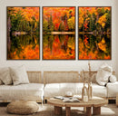 Forest Reflection Art | Autumn Forest Reflection Wall Art | by MyGreatCanvas | Canvas Wall Art Prints | Photo Prints & Wall Decor