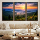 Majestic Mountain Sunrise Print | Landscape Wall Art | by MyGreatCanvas | Canvas Wall Art Prints | Photo Prints & Wall Decor