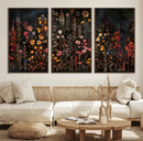 Large Floral Painting Print Illustration Flowers Canvas Wall by MyGreatCanvas | Canvas Wall Art Prints | Photo Prints & Wall Decor