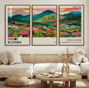 Yayoi Kusama Japan 1986 Canvas – Wabi Sabi Japanese Vibrant by MyGreatCanvas | Canvas Wall Art Prints | Photo Prints & Wall Decor