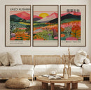 Yayoi Kusama 1986 Wall Art Print – Wabi Sabi Japanese