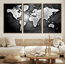 World Map Wall Art Canvas Print – Framed Wall Art for by MyGreatCanvas | Canvas Wall Art Prints | Photo Prints & Wall Decor