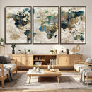 Framed Vintage World Map Wall Art – Abstract Map Canvas by MyGreatCanvas | Canvas Wall Art Prints | Photo Prints & Wall Decor