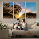 Buddha Statue and Daylight Wall Art, Buddha Statue Wall Art by MyGreatCanvas | Canvas Wall Art Prints | Photo Prints & Wall Decor